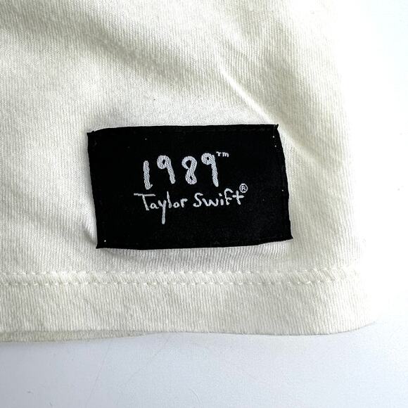 Taylor Swift 1989 World Tour Swiftie Ringer T Shirt 100% Soft Cotton Size M - Picture 6 of 7